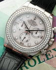 Rolex - Rolex Daytona White Gold with diamond bezel and Mother of pearl diamond dial Ref. 116589 - The Keystone Watches