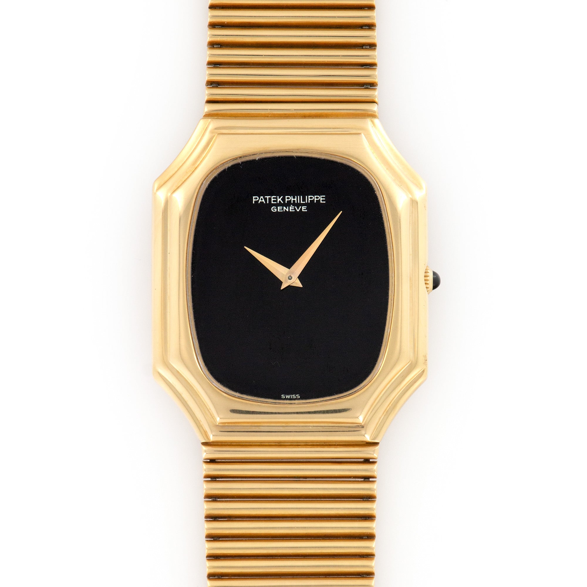 Patek Philippe - Patek Philippe Yellow Gold Onyx Watch, Ref. 3729 - The Keystone Watches