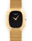 Patek Philippe - Patek Philippe Yellow Gold Onyx Watch, Ref. 3729 - The Keystone Watches