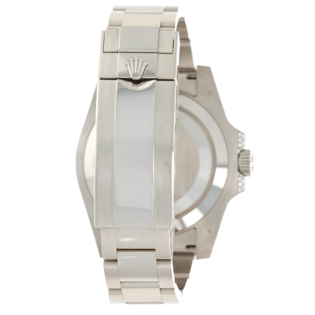 Rolex White Gold Submariner Diamond Sapphire Watch Ref. 116659