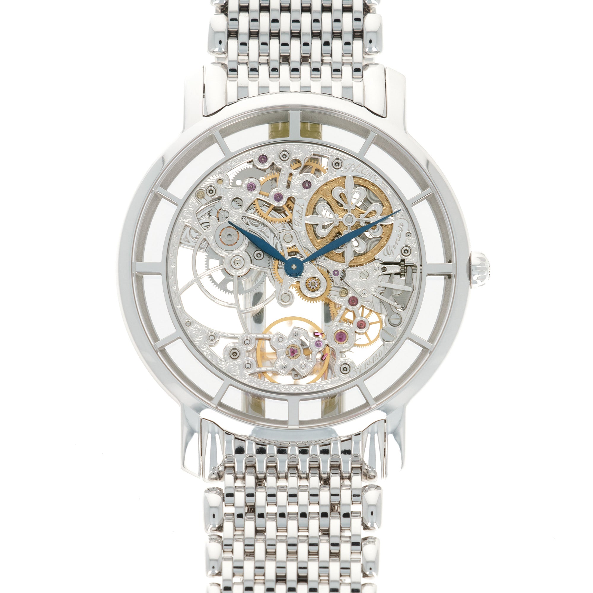 Patek Philippe - Patek Philippe White Gold Skeletonized Ultra-Thin Watch Ref. 5180/1G - The Keystone Watches