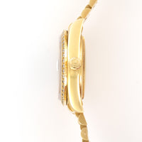 Rolex Yellow Gold Day-Date Blue Vignette Diamond Watch Ref. 18048