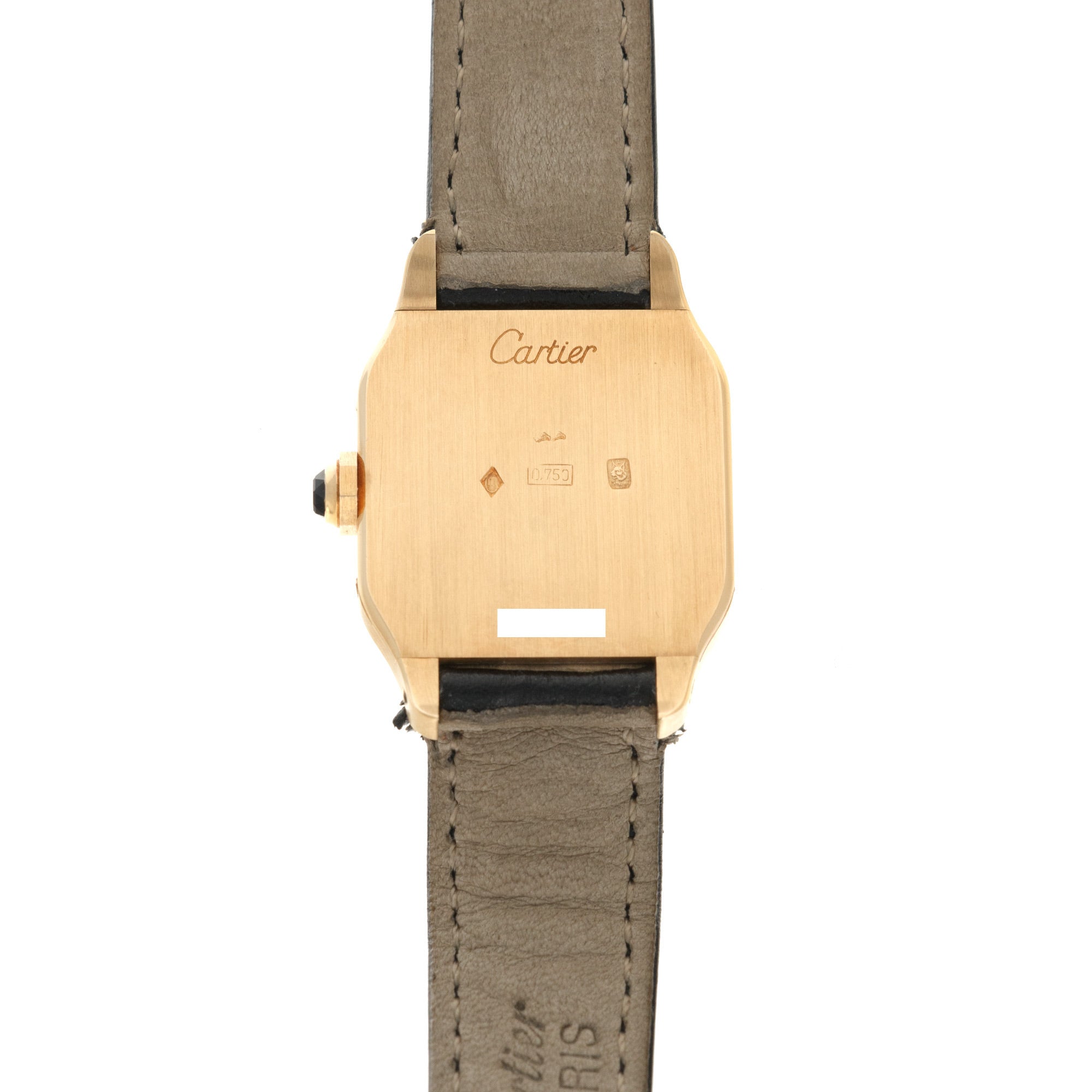 Cartier - Cartier Yellow Gold Santos Watch in New Old Stock Condition - The Keystone Watches