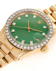 Rolex - Rolex Midsize Datejust Ref. 6828 with Green Stella Dial - The Keystone Watches