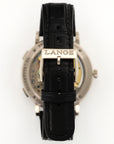 A. Lange & Sohne White Gold Saxonia Dual Time Watch Ref. 385.026