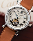 Cartier - Cartier Platinum Diabolo Tourbillon Watch - The Keystone Watches