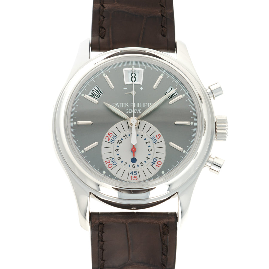 Patek Philippe Platinum Annual Calendar Chronograph Watch, Ref. 5960