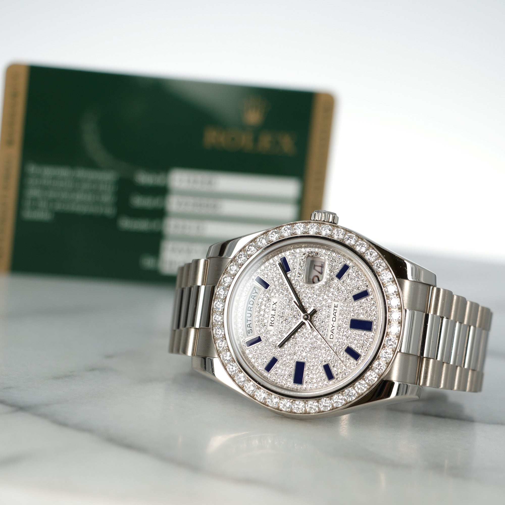 Rolex - Rolex White Gold Day-Date 41 Ref. 218349 - The Keystone Watches