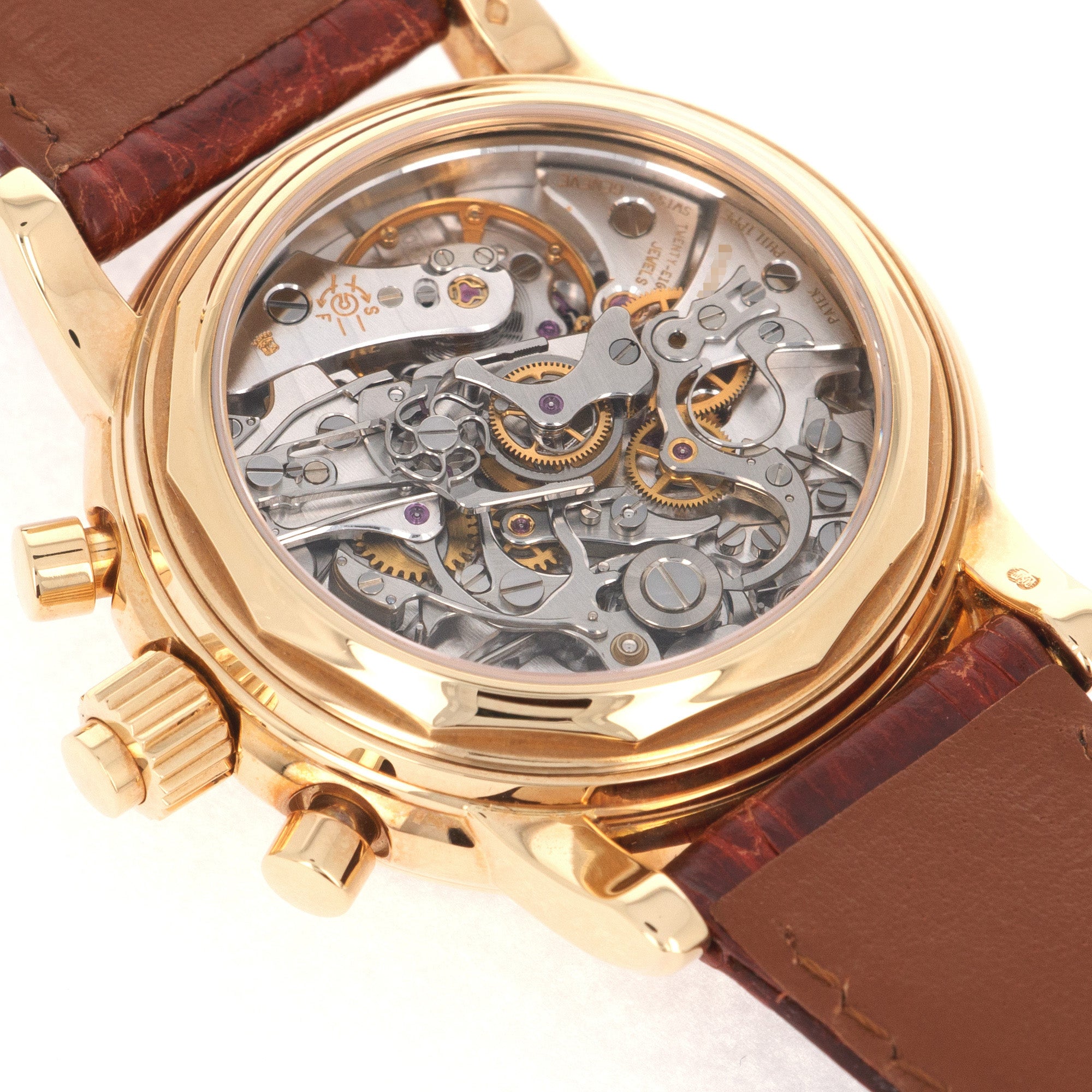 Patek Philippe - Patek Philippe Yellow Gold Perpetual Calendar Split Seconds Chrono Watch Ref. 5004 - The Keystone Watches