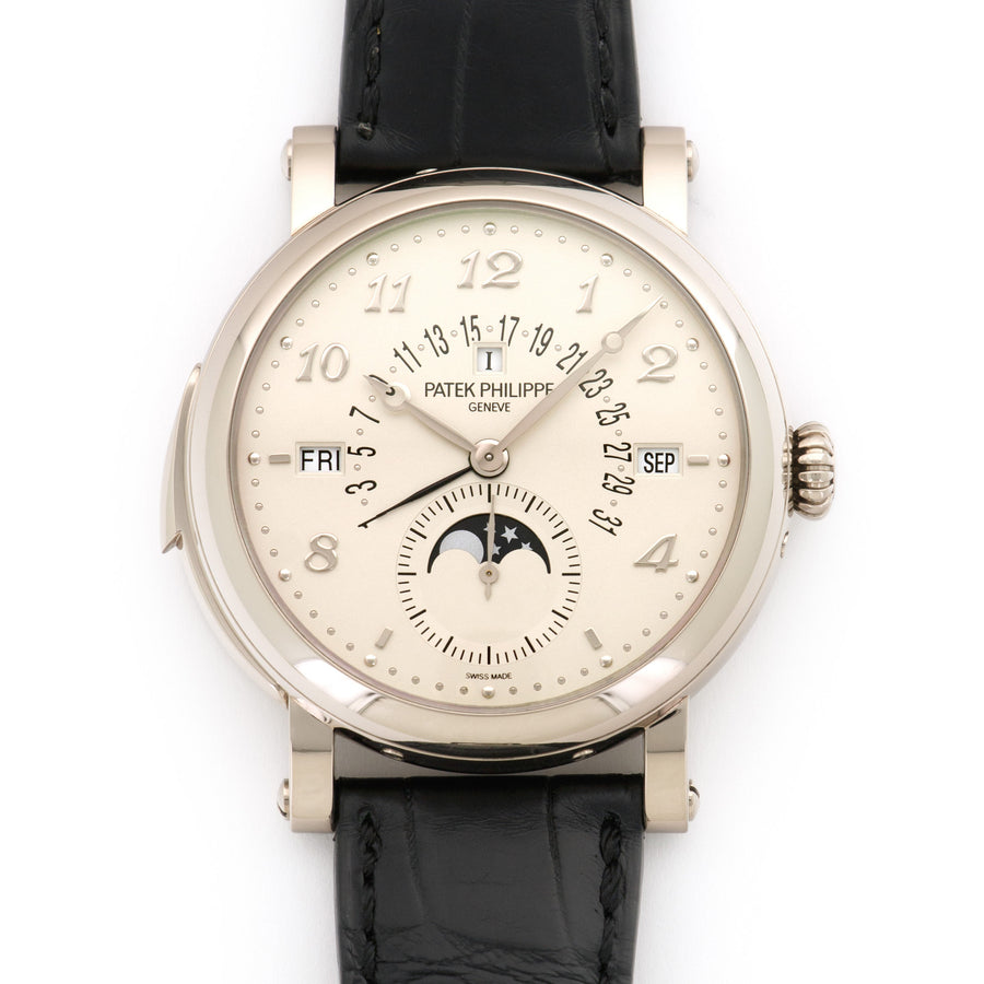 Patek Philippe White Gold Minute Repeating Perpetual Ref. 5213, Retailed  by Tiffany & Co.