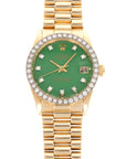 Rolex - Rolex Midsize Datejust Ref. 6828 with Green Stella Dial - The Keystone Watches