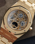 Audemars Piguet - Audemars Piguet Yellow Gold Royal Oak Perpetual Calendar Skeleton Watch - The Keystone Watches