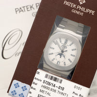 Patek Philippe Nautilus Moonphase Watch Ref. 5726 in Double Sealed and Unworn Condition