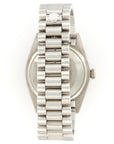 Rolex White Gold Day-Date Watch Ref. 1803 with Original Warranty Paper