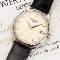 Patek Philippe White Gold Calatrava Watch Ref. 5227