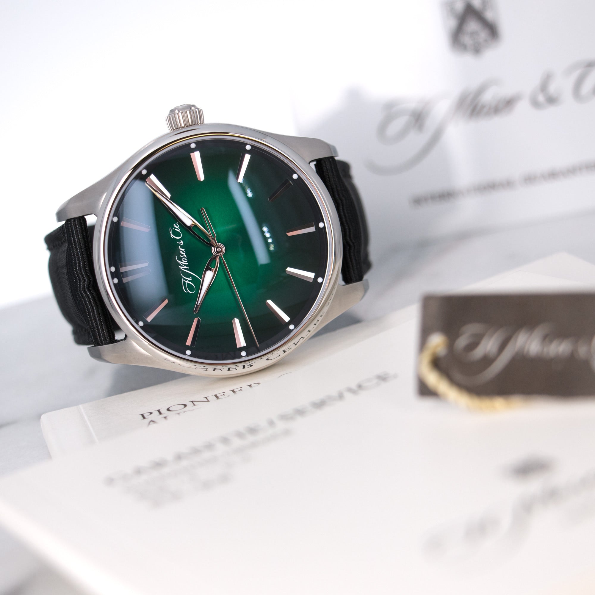 H. Moser &amp; Cie Pioneer Centre Seconds Watch Ref. 3200-1202