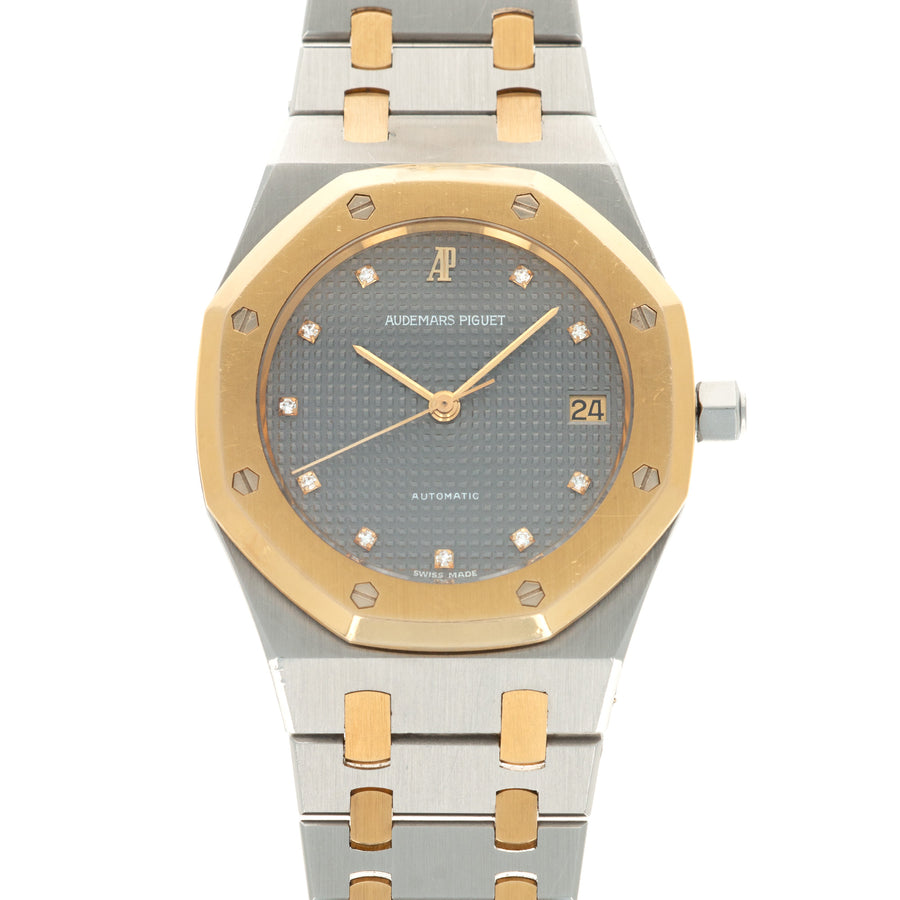 Audemars Piguet Two-Tone Royal Oak Watch with Diamond Markers