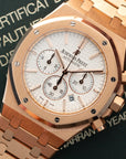 Audemars Piguet - Audemars Piguet Rose Gold Royal Oak Chrono Watch Ref. 26320 - The Keystone Watches