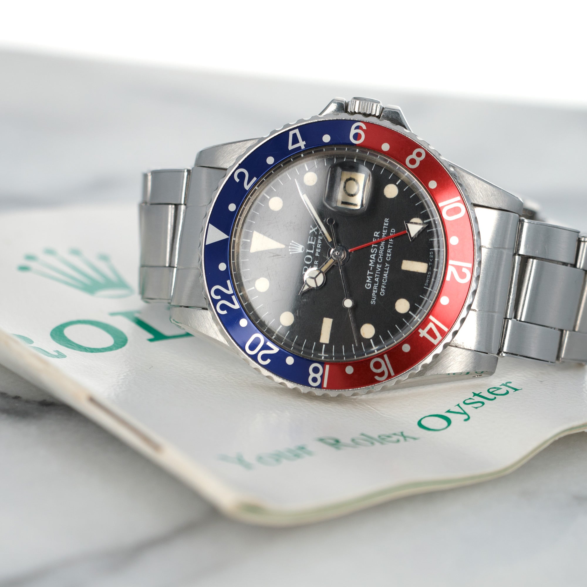 Rolex - Rolex GMT-Master Long E Watch, Ref. 1675 with Original Papers - The Keystone Watches