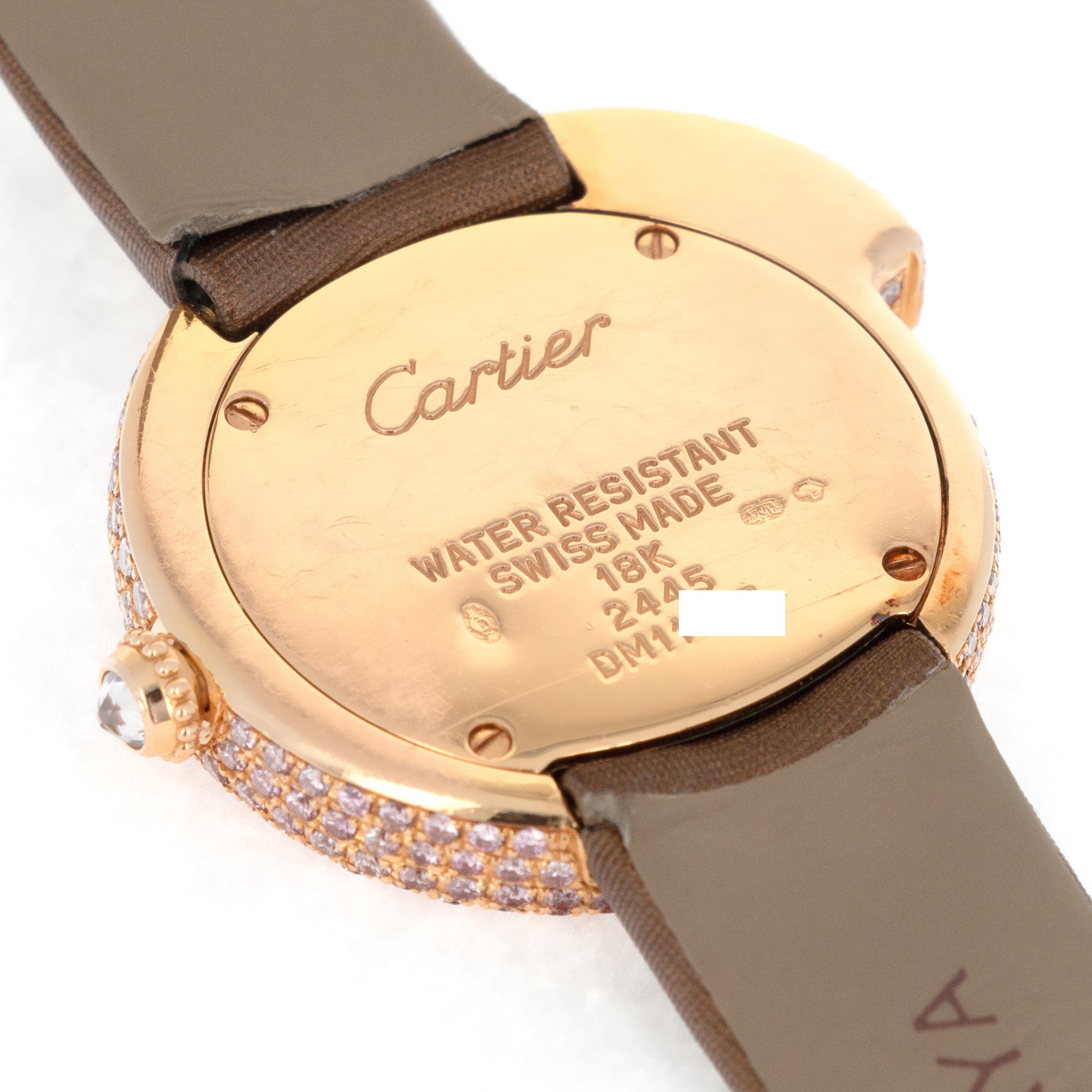 Cartier - Cartier Rose Gold Panthere Pink Diamond Watch, Special Order - The Keystone Watches