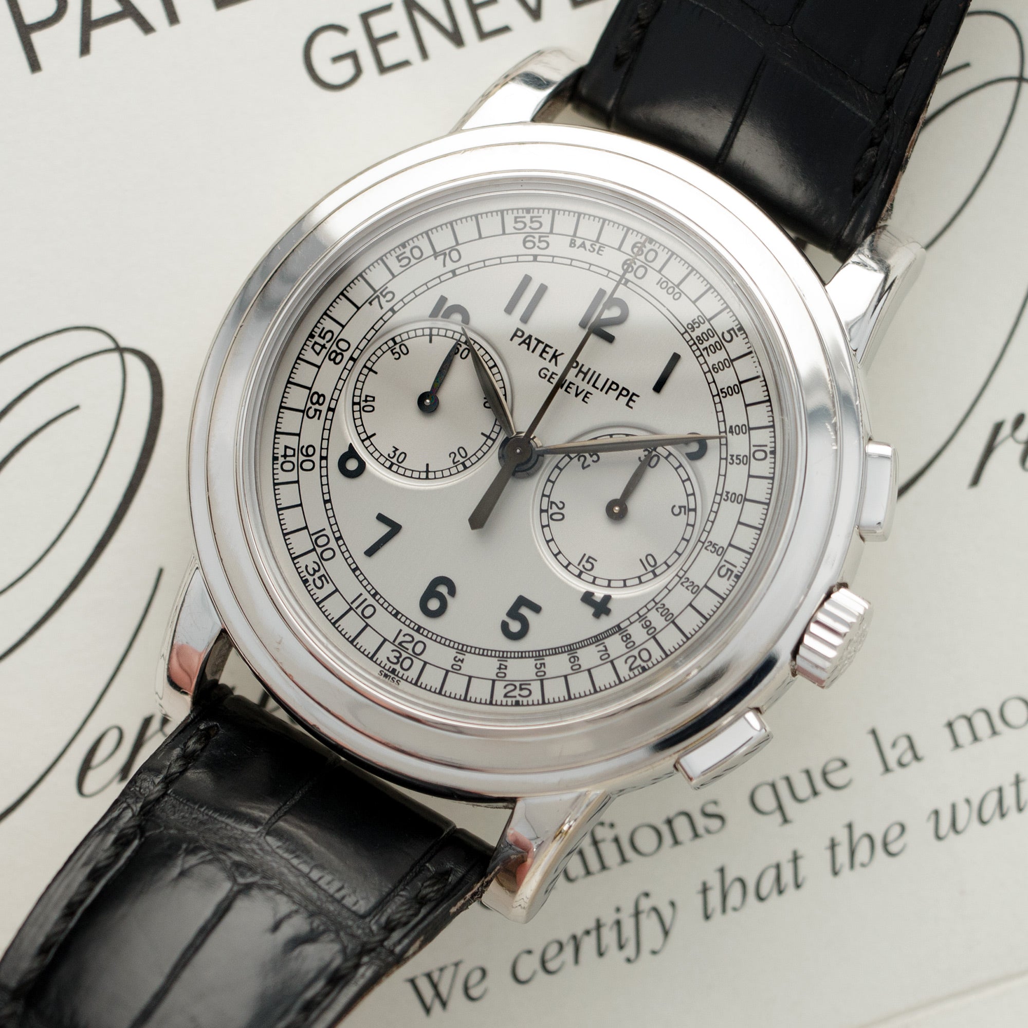Patek Philippe - Patek Philippe White Gold Chronograph Watch Ref. 5070 - The Keystone Watches