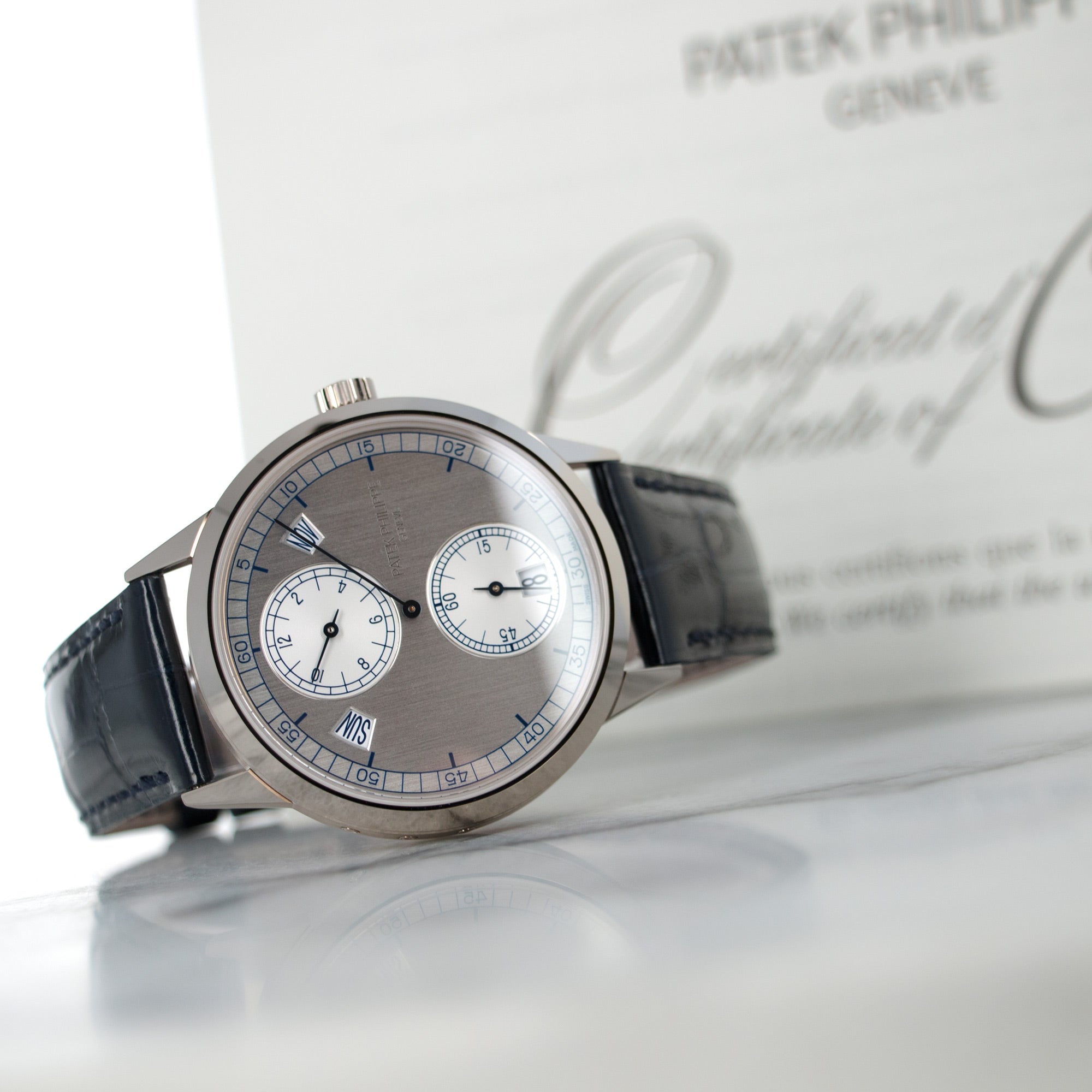 Patek Philippe - Patek Philippe White Gold Annual Calendar Regulator Watch Ref. 5235 - The Keystone Watches
