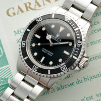 Rolex Submariner Ref. 5513 with Original Paper and Hang Tag