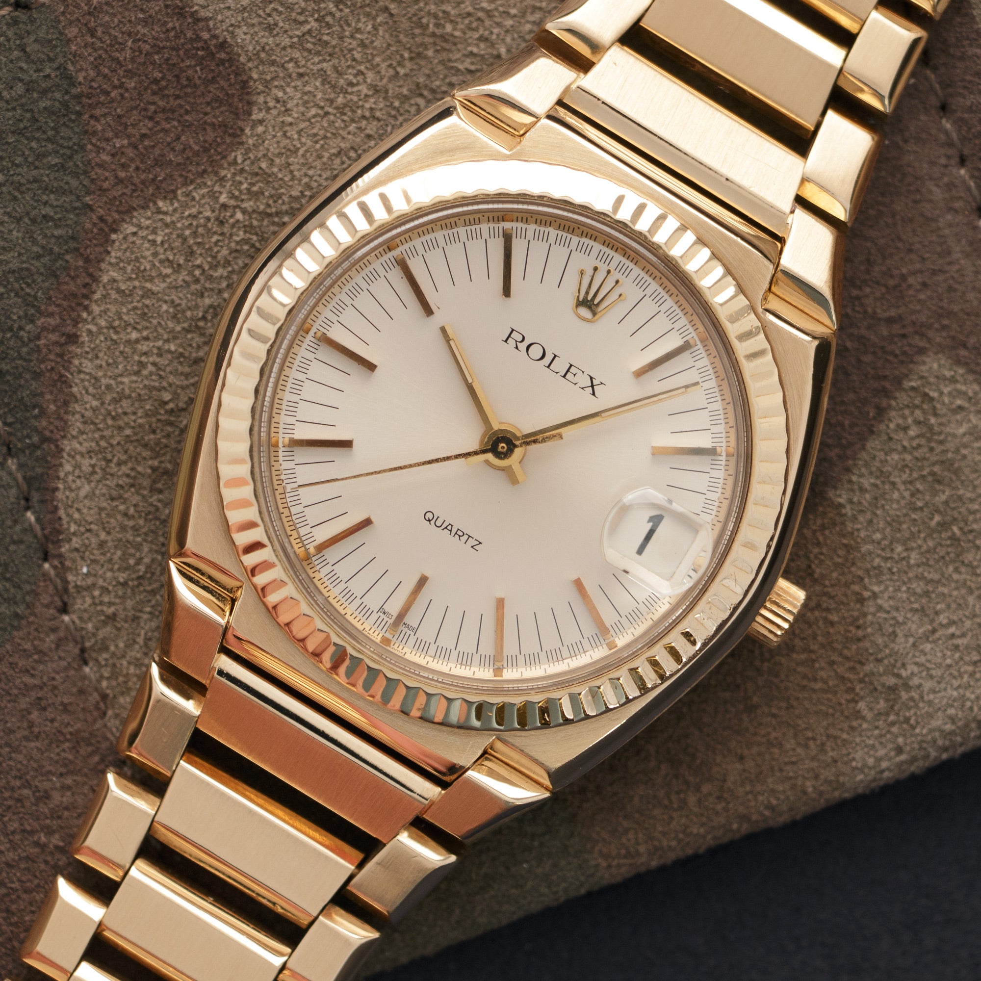Rolex - Rolex Yellow Gold Beta 21 Texano Watch Ref. 5100 - The Keystone Watches