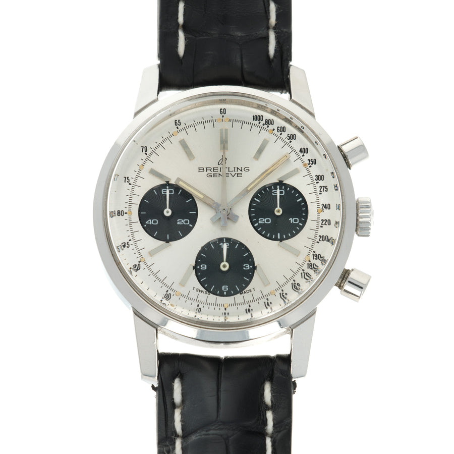 Breitling Steel Chronograph Ref. 815, also Known as the Long Playing Chronograph