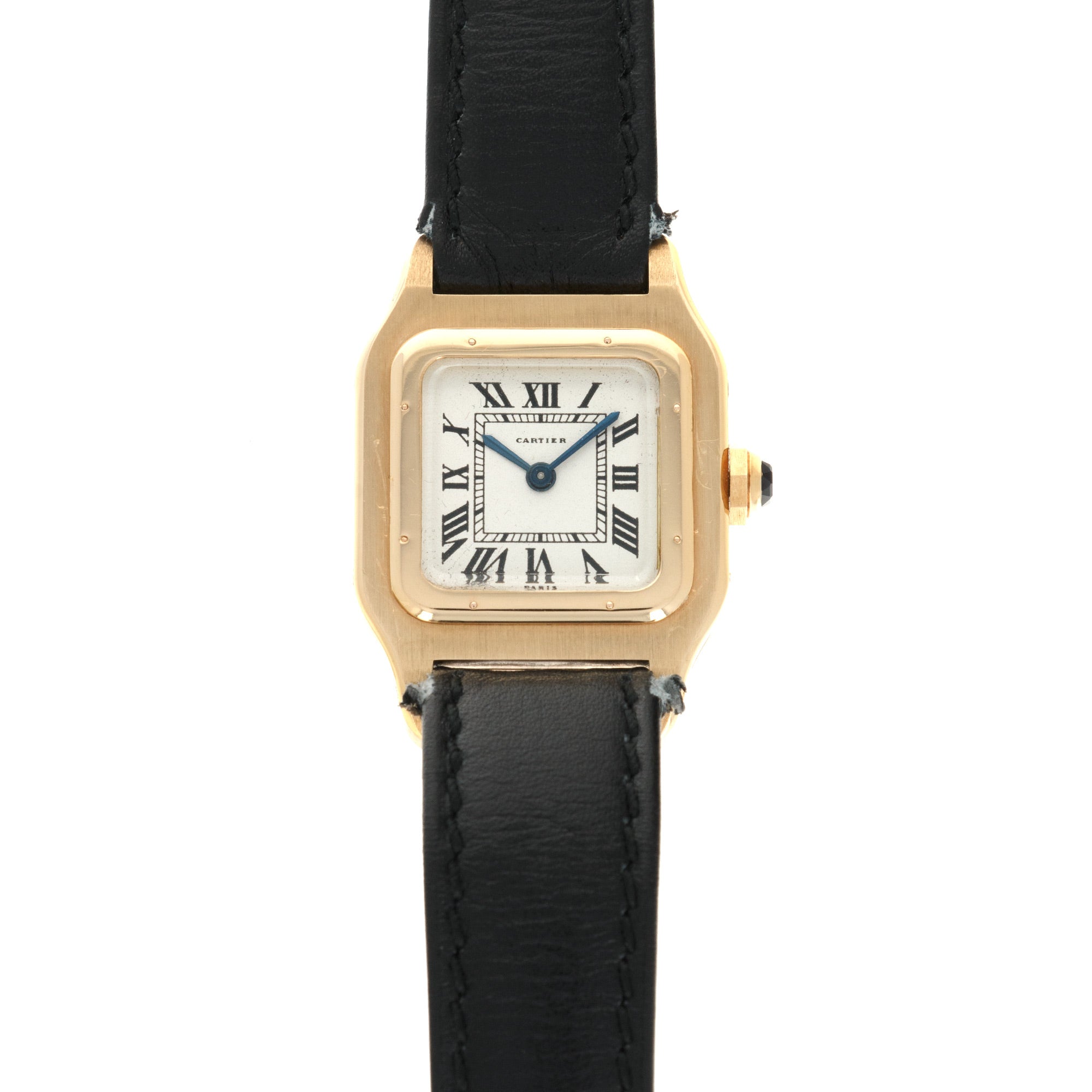 Cartier - Cartier Yellow Gold Santos Watch in New Old Stock Condition - The Keystone Watches
