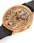 Audemars Piguet - Audemars Piguet Yellow Gold Ultra Thin Skeletonized Watch with Ornate Bird Dial - The Keystone Watches