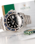 Rolex - Rolex White Gold GMT Diamond Sapphire Watch Ref. 116749 - The Keystone Watches