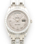 Rolex - Rolex Platinum Masterpiece Baguette Diamond BraceletRef. 18956 - The Keystone Watches