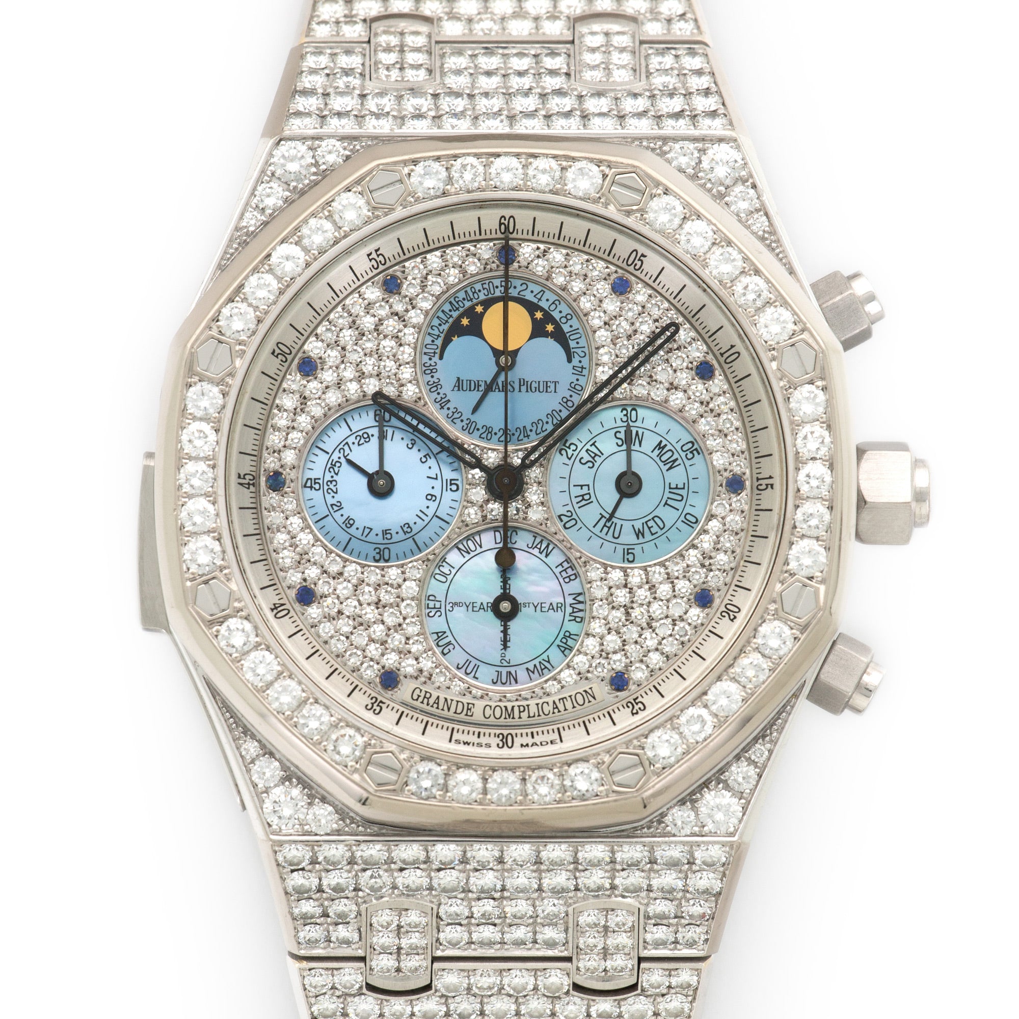 Audemars Piguet - Audemars Piguet Royal Oak Grand Complication Minute Repeater Diamond Watch - The Keystone Watches