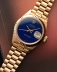 Rolex - Rolex Yellow Gold Datejust Lapis Dial Watch Ref. 69178 - The Keystone Watches