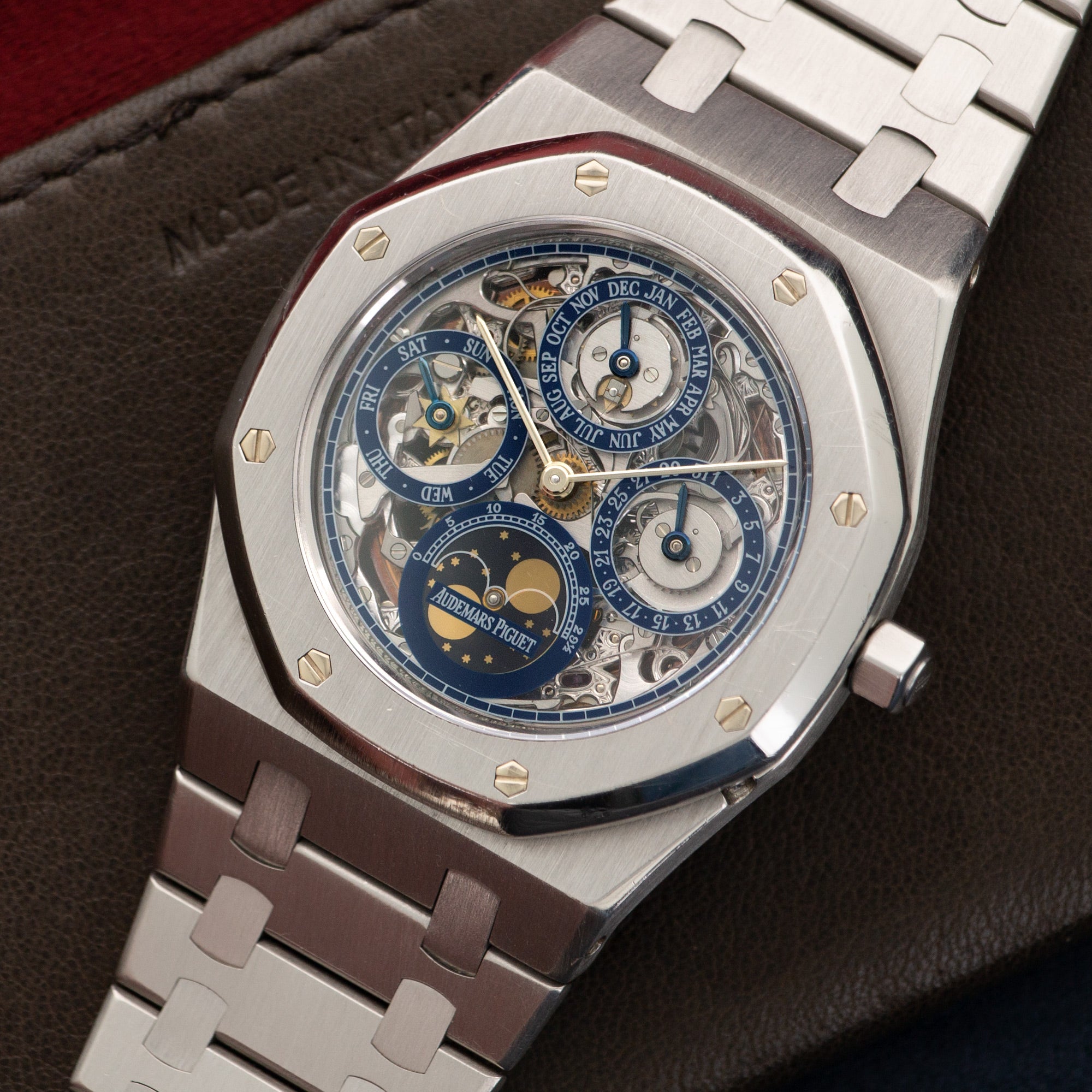 Audemars Piguet - Audemars Piguet Platinum Royal Oak Skeleton Perpetual Watch - The Keystone Watches