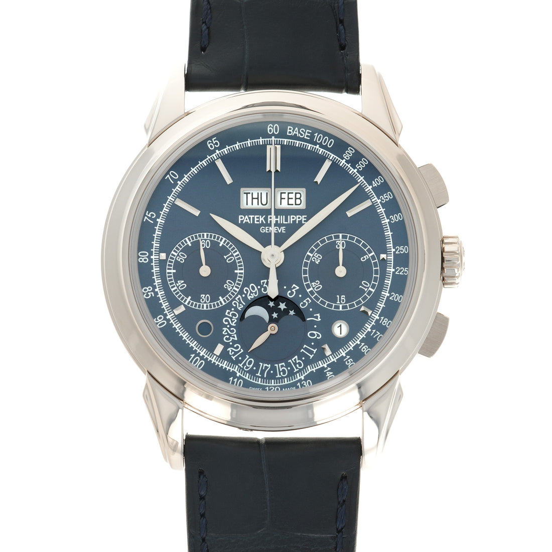 Patek Philippe White Gold Perpetual Chronograph Watch Ref. 5270