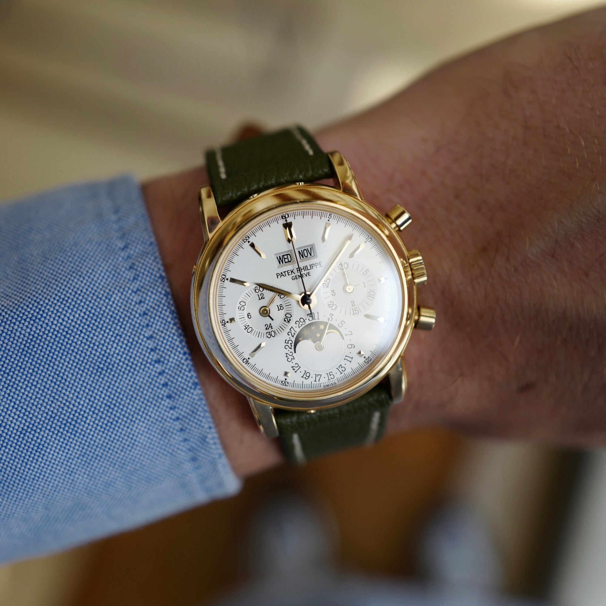 Patek Philippe - Patek Philippe Perpetual Calendar Yellow Gold Ref. 3970 - The Keystone Watches