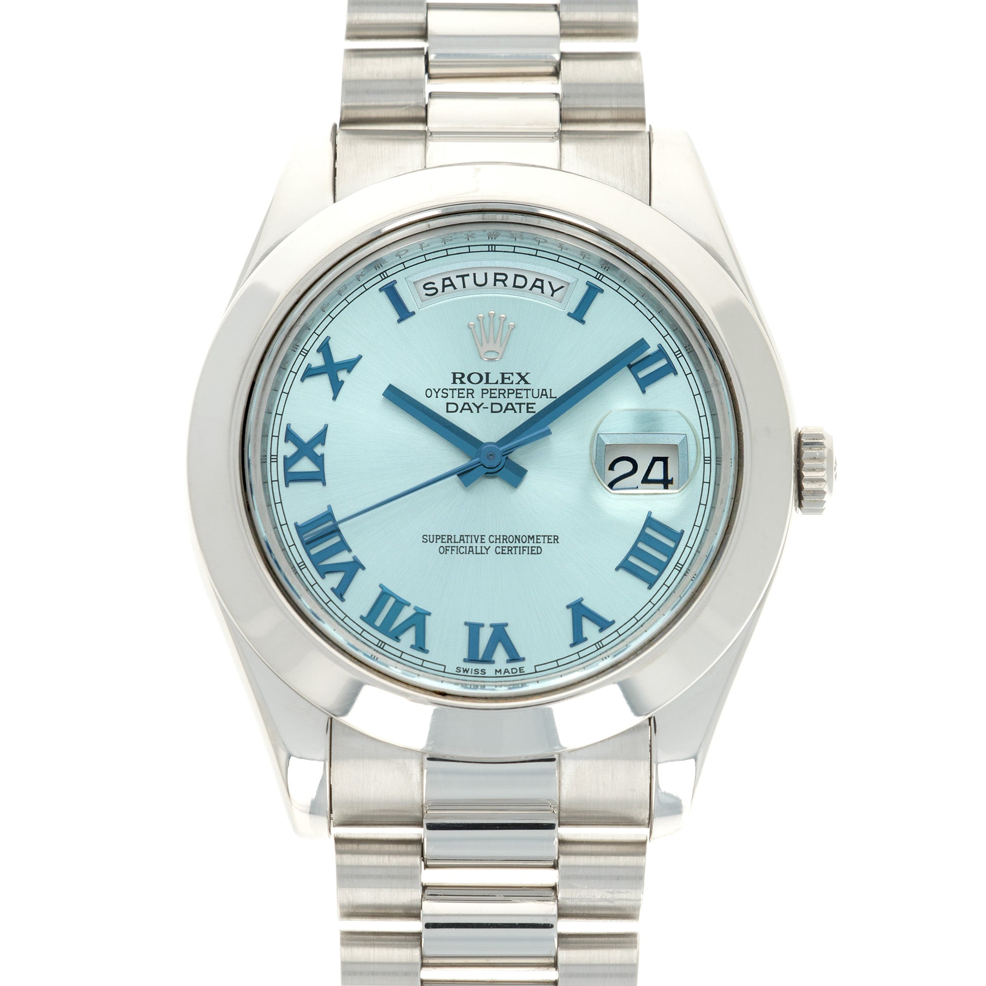 Rolex - Rolex Platinum Day-Date 41mm Watch Ref. 218206 - The Keystone Watches
