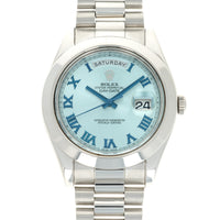 Rolex Platinum Day-Date 41mm Watch Ref. 218206