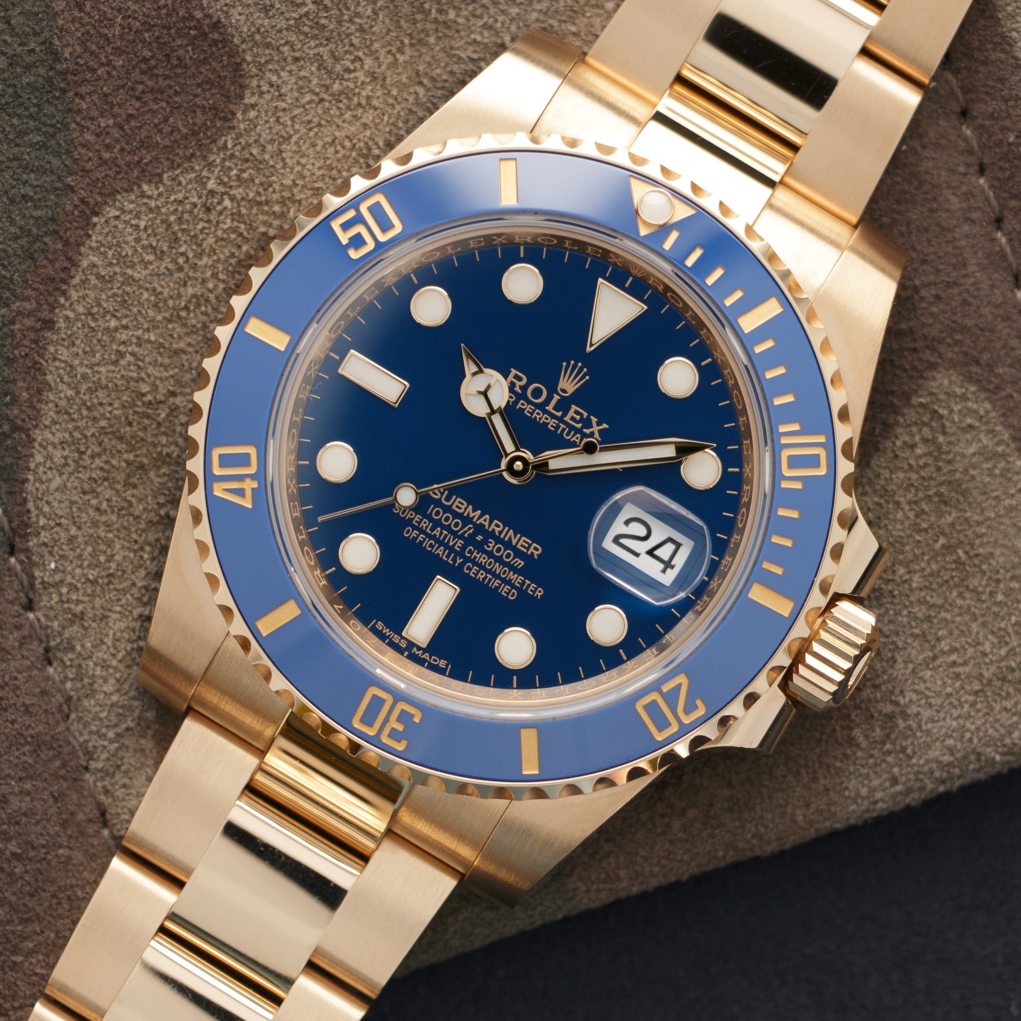 Rolex - Rolex Yellow Gold Submariner Ceramic Watch Ref. 116618 - The Keystone Watches