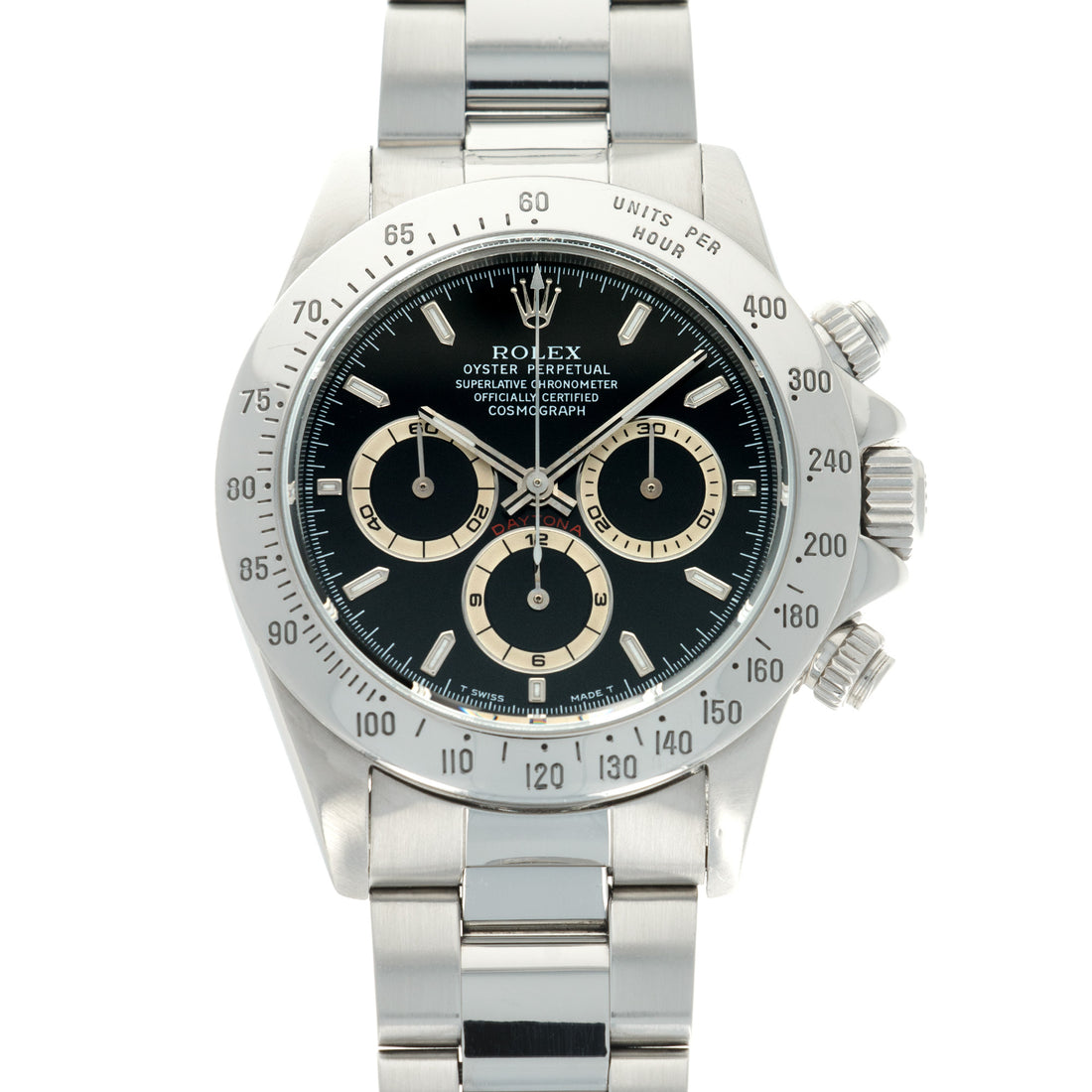 Rolex Cosmograph Daytona Zenith Watch Ref. 16520 with Original Warranty Paper