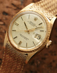 Rolex - Rolex Yellow Gold Datejust Ref. 1607 with Unusual Bracelet - The Keystone Watches