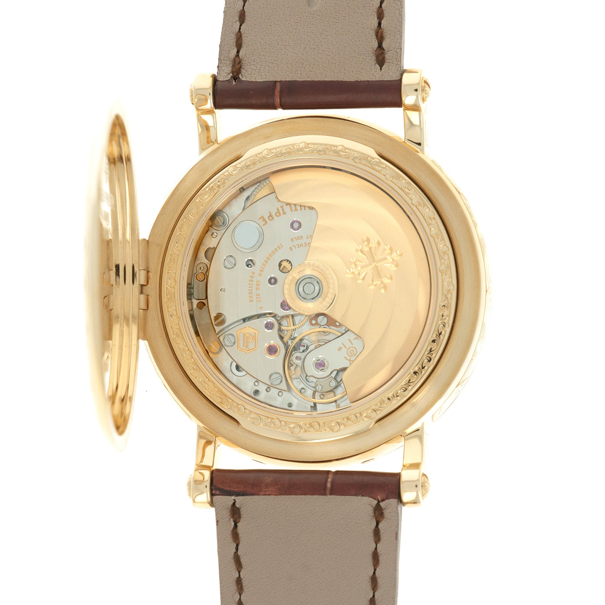 Patek Philippe - Patek Philippe Yellow Gold Perpetual Hand-Engraved Watch Ref. 5160 - The Keystone Watches