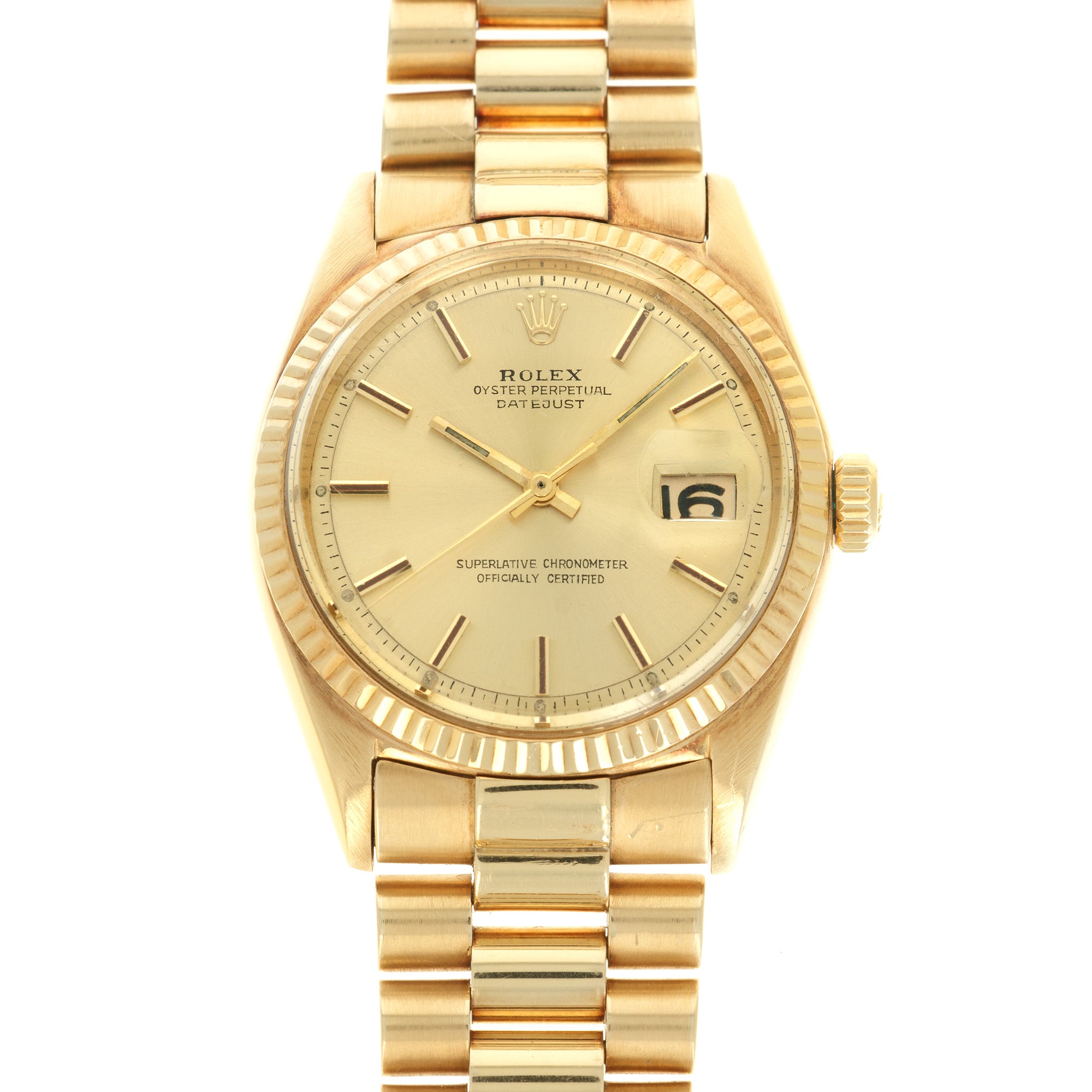 Rolex - Rolex Yellow Gold Datejust Watch Ref. 1601, from 1967 - The Keystone Watches