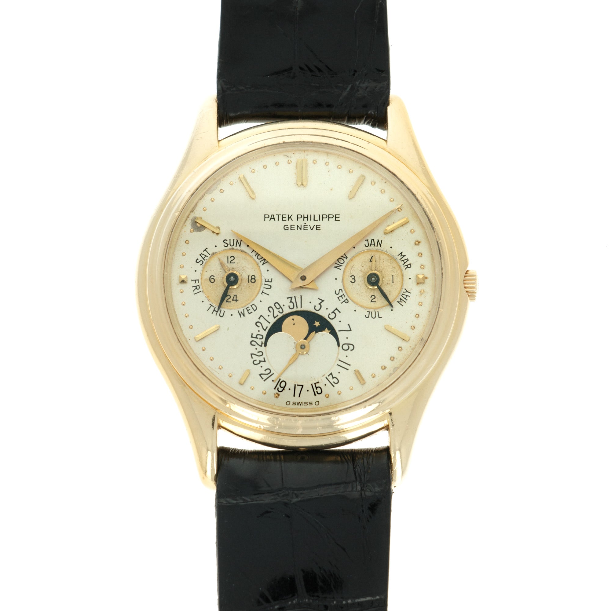 Patek Philippe - Patek Philippe Yellow Gold Perpetual Calendar First Series Watch Ref. 3940 - The Keystone Watches