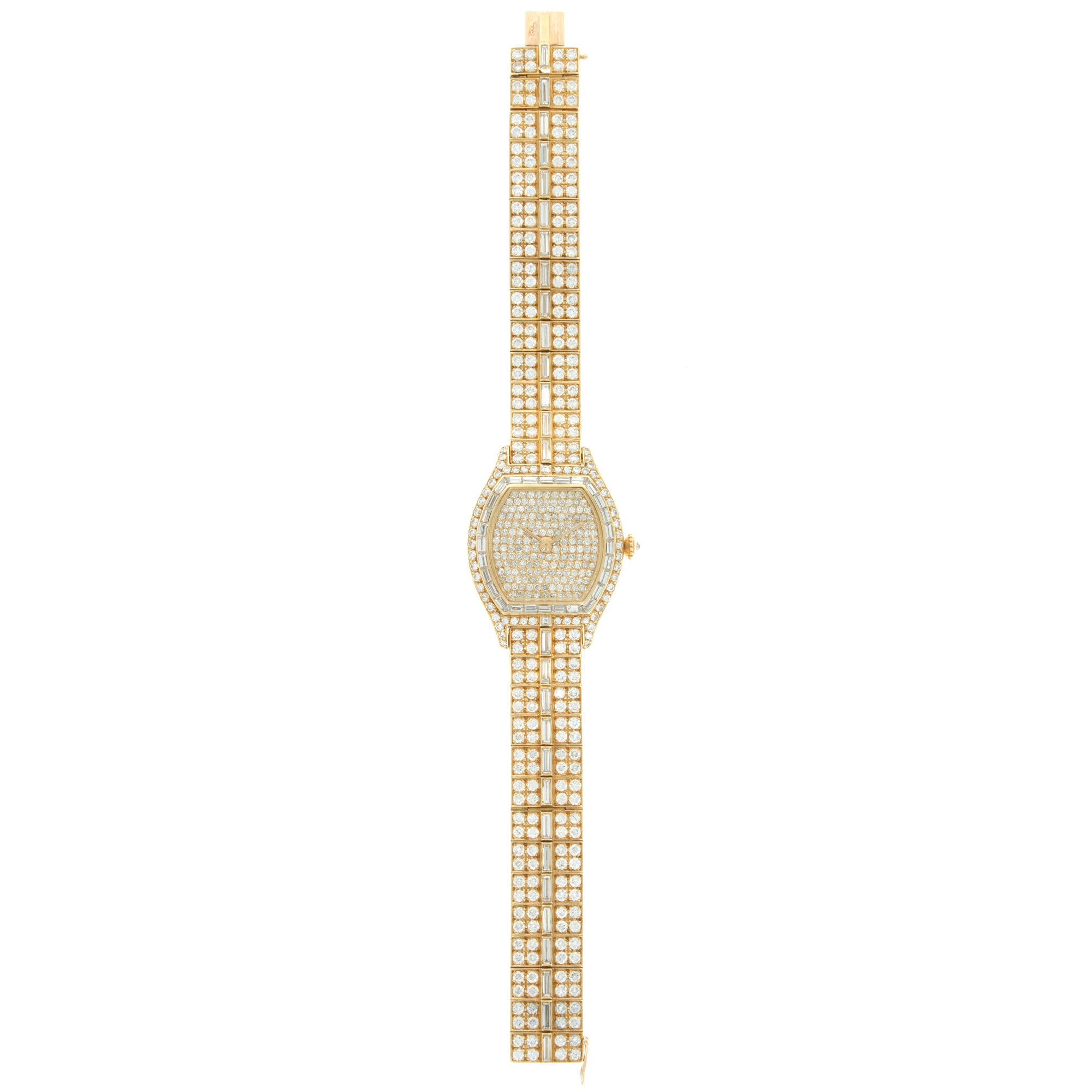 Cartier - Cartier Yellow Gold Tortue Diamond Watch - The Keystone Watches