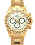 Rolex - Rolex Yellow Gold Cosmograph Daytona Porcelain Zenith Diamond Watch Ref. 16528 - The Keystone Watches