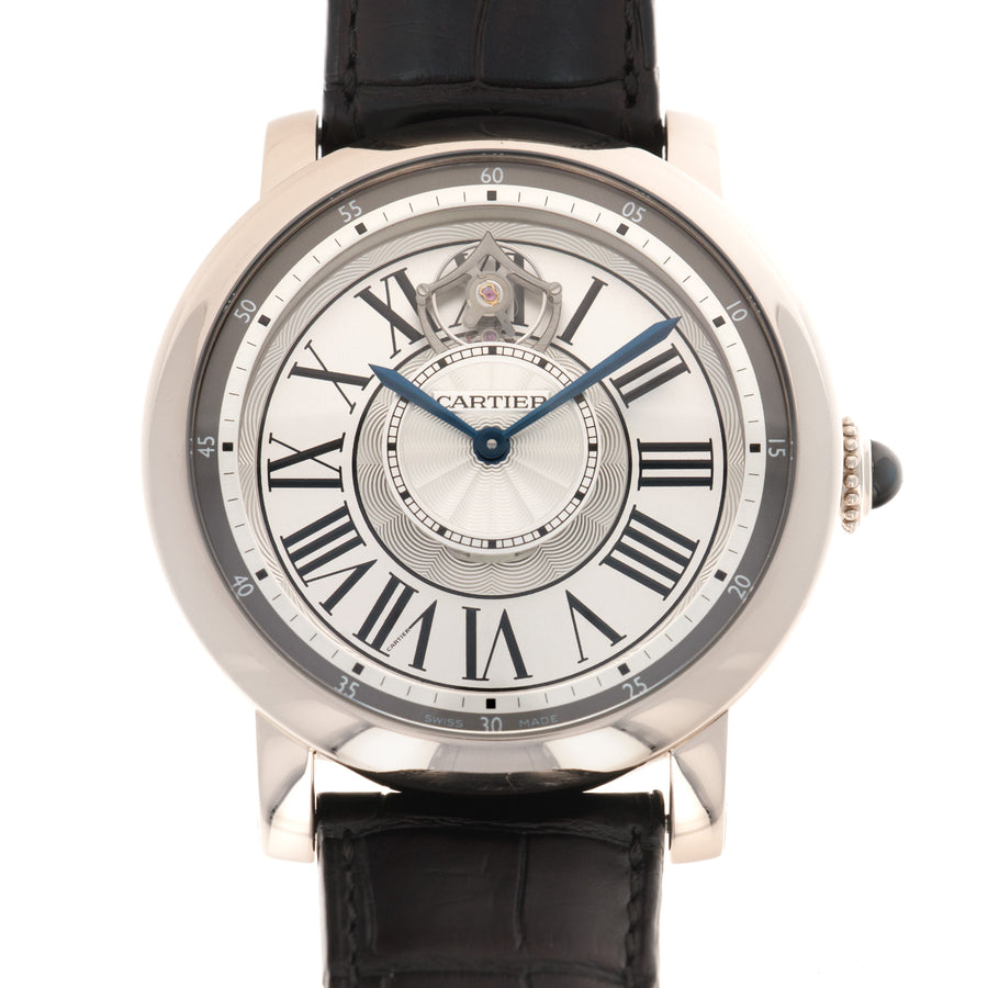 Cartier White Gold Rotonde Astrotourbillon Watch Ref. W1556204