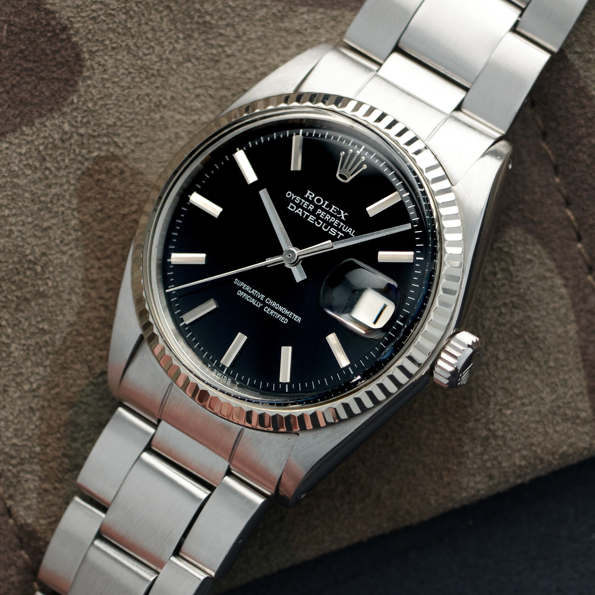 Rolex - Rolex Datejust Silver Gilt Dial Watch Ref. 1601 - The Keystone Watches